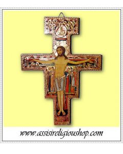 Crucifix de Saint Damien en contreplaqué
