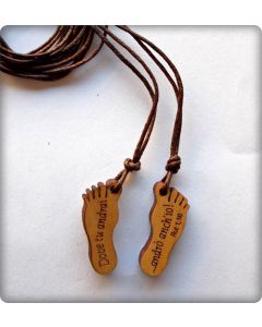 Double pendant "Where will you go I will go too"